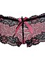 halpa Pikkuhousut-Women&#039;s Ultra Sexy Nightwear - Cotton Patchwork Dark Pink / Black / Purple One-Size