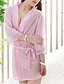 voordelige Pyjama&#039;s &amp; Loungekleding-Dames Sexy Ochtendjas Ultrasexy Kostuum Nachtkleding Effen Wit / Zwart / Paars S M L