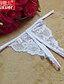cheap Sexy Lingerie-Women&#039;s G-strings &amp; Thongs Panties 1PC Underwear Classic &amp; Timeless Novelty Solid Colored Lace Cotton Mid Waist Erotic White Black Rosy Pink One-Size