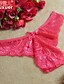 cheap Panties-Women&#039;s Ultra Sexy Nightwear - Lace Solid Colored Dark Pink / White / Black One-Size