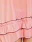 abordables Lingerie sexy-Femme Chemises &amp; Blouses Ultra Sexy Vêtement de nuit Mosaïque Rose / Dentelle
