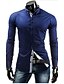 cheap Men&#039;s Tops-Men&#039;s Chic &amp; Modern Shirt-Solid Colored,Modern Style