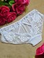 cheap Panties-Women&#039;s Ultra Sexy Nightwear - Lace Cotton Solid Colored White / Black / Red One-Size