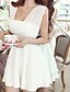 cheap Women&#039;s Dresses-Women&#039;s Bodycon Sleeveless Solid Colored Pleated All Seasons Vintage Party White Black S M L XL XXL