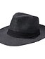 رخيصةأون قبعات الرجال-قبعة فيدورا / قبعة الماصة لون سادة للجنسين عتيق / الصيف