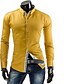 cheap Men&#039;s Tops-Men&#039;s Chic &amp; Modern Shirt-Solid Colored,Modern Style