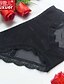 olcso Női alsóneműk-Női Ultra szexi Hálóruha - Csipke Egyszínű Fekete / Piros Egy méret