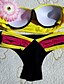 abordables Maillots de Bain Femme &amp; Bikinis-Femme Push-Up Bandeau Bikinis Couleur Pleine Push Up Sport,Nylon Spandex Couleur Pleine