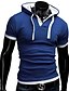 tanie Bluzy i swetry męskie-Męskie Długi rękaw Bluza z Kapturem - Solidne kolory
