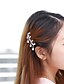 abordables Accessoires cheveux femme-Femme Rétro Vintage Soirée Travail Strass Alliage Couleur Pleine / Mignon / Argent