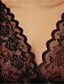 tanie Bielizna nocna i stroje domowe dla kobiet-Damskie Halka / sukienka Seksowna Bielizna nocna Solidne kolory Czarny S M L / Koronka