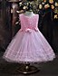 cheap Flower Girl Dresses-A-Line Knee Length Flower Girl Dress Cute Prom Dress Polyester with Sash / Ribbon Fit 3-16 Years