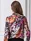 cheap Women&#039;s Blouses &amp; Shirts-Floral Blouse Simple Formal Screen Color