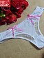 cheap Panties-Women&#039;s Ultra Sexy Nightwear - Lace Cotton Solid Colored Dark Pink / White / Black