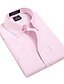 cheap Men&#039;s Shirts-Men&#039;s Daily Sports Formal Business Plus Size Cotton Shirt - Striped / Short Sleeve / Work