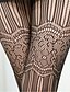 cheap Socks &amp; Tights-Women&#039;s Thin Pantyhose - Jacquard Black One-Size