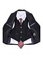 cheap Sets-3D Solid Colored Pants Suit &amp; Blazer Vest Long Sleeve Summer Spring Fall Polyester