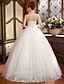 cheap Wedding Dresses-Ball Gown Strapless Floor Length Lace / Satin / Tulle Made-To-Measure Wedding Dresses with by