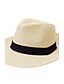 abordables Sombreros de hombre-Unisex Sombrero Fedora / Sombrero de Paja - Vintage Un Color / Verano