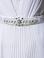 Χαμηλού Κόστους Νυφικά Φορέματα-Γραμμή Α Φορεματα για γαμο Λαιμόκοψη V Μακρύ Σιφόν Κοντομάνικο Επίσημα Καθημερινά Λάμψη &amp; Στυλ με Χάντρες Εισαγωγή δαντέλας Κουμπί 2022