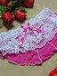 cheap Panties-Women&#039;s Ultra Sexy Nightwear - Cotton Dark Pink / White / Black