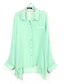 cheap Women&#039;s Blouses &amp; Shirts-Women&#039;s Daily Casual Spring Blouse, Solid Long Sleeves