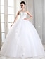 cheap Wedding Dresses-Wedding Dresses Ball Gown Sweetheart Sleeveless Floor Length Tulle Bridal Gowns With Beading Appliques 2023 Summer Wedding Party, Women&#039;s Clothing