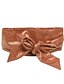 voordelige Damesriem-Dames Vintage / Feest Leder, Effen Brede riem - / PU / Gouden / Zwart / Zilver / Wit