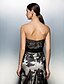 Χαμηλού Κόστους Φορέματα Χορού Αποφοίτησης-Γραμμή Α Μπλοκ χρωμάτων Χοροεσπερίδα Επίσημο Βραδινό Φόρεμα Καρδιά Αμάνικο Ουρά Δαντέλα πάνω από τούλι με Πιασίματα 2020