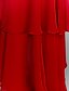Недорогие Вечерние платья-А-силуэт С цветами Платье Торжественное мероприятие Асимметричное Без рукавов Без бретелей Шифон с Цветы 2024 год