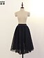 cheap Women&#039;s Skirts-Women&#039;s Daily A Line Skirts - Solid Colored Tulle Black