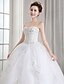 Χαμηλού Κόστους Νυφικά Φορέματα-Φορεματα για γαμο Βραδινή τουαλέτα Καρδιά Αμάνικο Μακρύ Τούλι Νυφικά φορέματα Με Χάντρες Διακοσμητικά Επιράμματα Καλοκαίρι 2023 Γαμήλιο Πάρτυ, Γυναικεία Ρούχα