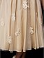 cheap Wedding Dresses-Hall Wedding Dresses A-Line Scoop Neck Half Sleeve Knee Length Taffeta Bridal Gowns With Sash / Ribbon Beading 2023 Summer Wedding Party, Women&#039;s Clothing