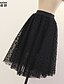 cheap Women&#039;s Skirts-Women&#039;s Daily A Line Skirts - Solid Colored Tulle Black