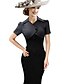 cheap Women&#039;s Dresses-Women&#039;s Vintage/Sexy/Cute/Party Micro-elastic Short Sleeve Knee-length Dress (Cotton Blends)