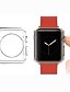 billiga Smartwatch-fodral-tpu transparent färgskyddande mjukt fodral för Apple Watch 3 Serie 2 1 Iwatch (42mm 38mm)