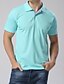 cheap Men&#039;s Polos-Men&#039;s Solid Colored Polo - Cotton Daily Plus Size White / Purple / Yellow / Red / Watermelon / Light Green / Orange / Green / Short Sleeve