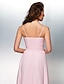 cheap Special Occasion Dresses-A-Line Elegant Dress Prom Formal Evening Asymmetrical Sleeveless Spaghetti Strap Georgette with Ruched Beading 2023