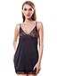 cheap Sexy Lingerie-Women&#039;s Chemises &amp; Gowns Lace Lingerie Ultra Sexy Nightwear Solid Colored Black S M L