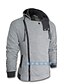 cheap Men&#039;s Outerwear-Men&#039;s Classic &amp; Timeless Jacket, Multi Color Long Sleeve Cotton / Polyester Stylish Dark Gray / Light gray / Royal Blue