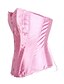 halpa Naisten yö- ja oloasut-Women&#039;s Hook &amp; Eye Overbust Corset - Solid Colored, Backless Purple Red Pink S M L / Going out / Club / Sexy