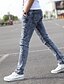 cheap Men&#039;s Pants-Casual Pants - Solid Colored Cotton / Denim Gray