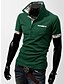 cheap Men&#039;s Polos-Men&#039;s Weekend Cotton Polo - Solid Colored Shirt Collar Purple / Summer / Short Sleeve
