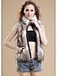 cheap Women&#039;s Fur &amp; Faux Fur Coats-Women&#039;s Winter Vest Daily Vintage Short Simple Screen Color XS / S / M