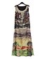 Χαμηλού Κόστους Print Φορέματα-Γυναικεία Κινεζικό στυλ Παντελόνι - Στάμπα Σκίσιμο Ουράνιο Τόξο