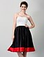 cheap Special Occasion Dresses-A-Line / Fit &amp; Flare Strapless Knee Length Lace Color Block Cocktail Party / Prom Dress with Lace by TS Couture®