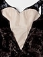 Χαμηλού Κόστους Φορέματα Παρανύμφων-Γραμμή Α Λαιμόκοψη V Μέχρι το γόνατο Δαντέλα Φόρεμα Παρανύμφων με Δαντέλα με LAN TING BRIDE®
