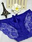 economico Panties-Women&#039;s Lace Jacquard Mid Waist Black Purple Fuchsia One-Size