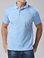 cheap Men&#039;s Polos-Men&#039;s Solid Colored Polo - Cotton Daily Plus Size White / Purple / Yellow / Red / Watermelon / Light Green / Orange / Green / Short Sleeve