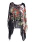cheap Women&#039;s Blouses &amp; Shirts-Women&#039;s Simple Batwing Sleeve Blouse - Floral / Print Flower / Summer